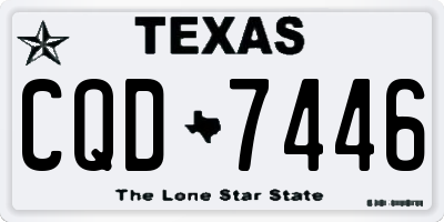 TX license plate CQD7446