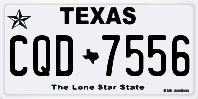 TX license plate CQD7556