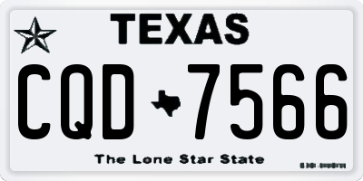 TX license plate CQD7566