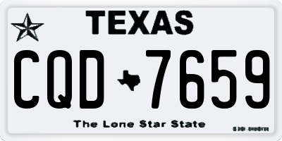 TX license plate CQD7659