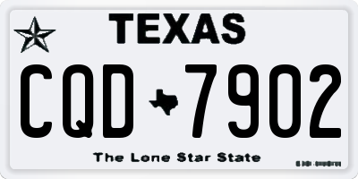 TX license plate CQD7902