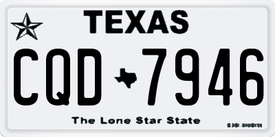 TX license plate CQD7946