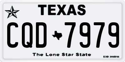 TX license plate CQD7979