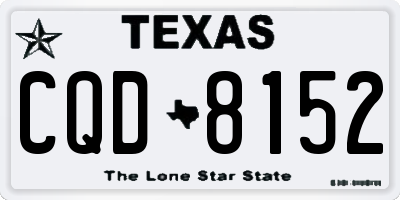 TX license plate CQD8152