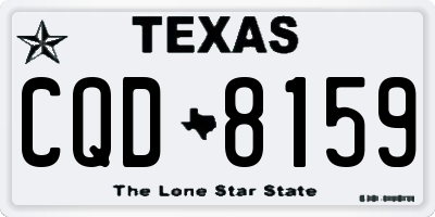 TX license plate CQD8159