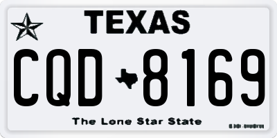 TX license plate CQD8169