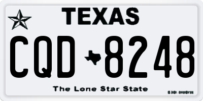 TX license plate CQD8248