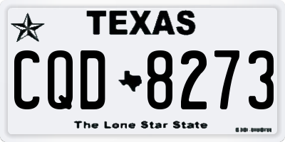 TX license plate CQD8273