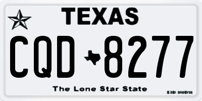TX license plate CQD8277