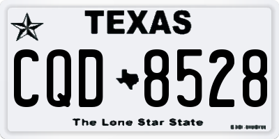 TX license plate CQD8528