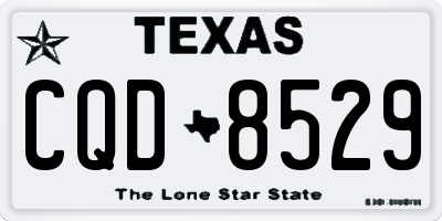 TX license plate CQD8529