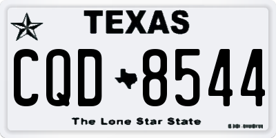 TX license plate CQD8544