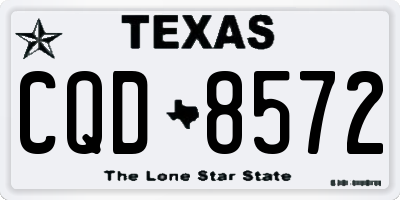 TX license plate CQD8572