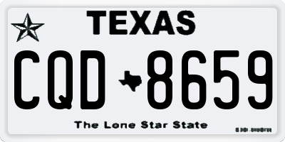 TX license plate CQD8659