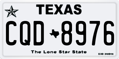 TX license plate CQD8976