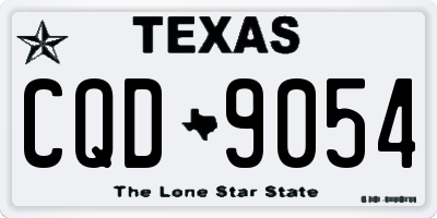 TX license plate CQD9054
