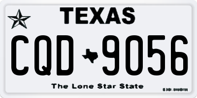 TX license plate CQD9056
