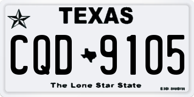 TX license plate CQD9105