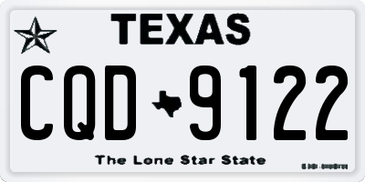 TX license plate CQD9122