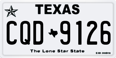 TX license plate CQD9126