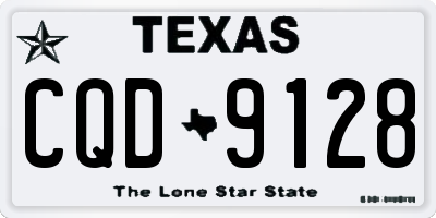 TX license plate CQD9128