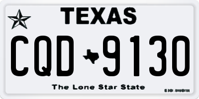TX license plate CQD9130