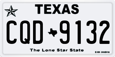 TX license plate CQD9132
