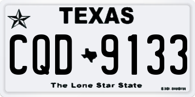 TX license plate CQD9133