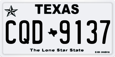 TX license plate CQD9137