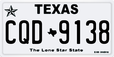 TX license plate CQD9138