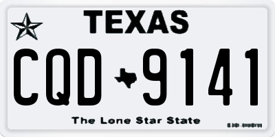TX license plate CQD9141