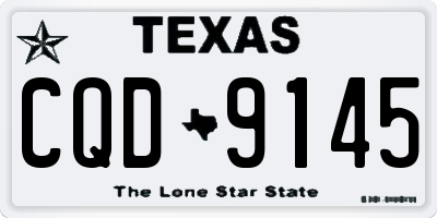 TX license plate CQD9145