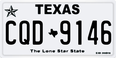 TX license plate CQD9146