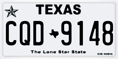 TX license plate CQD9148