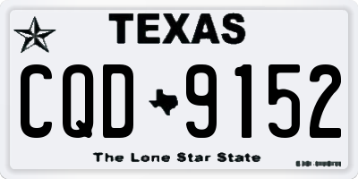TX license plate CQD9152