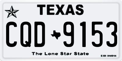 TX license plate CQD9153
