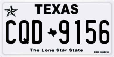 TX license plate CQD9156