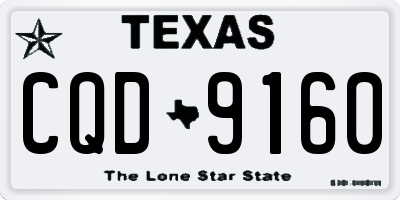 TX license plate CQD9160