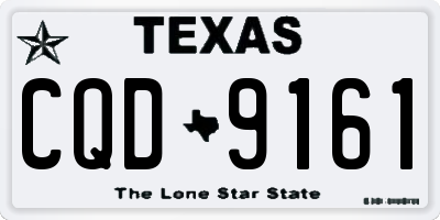 TX license plate CQD9161
