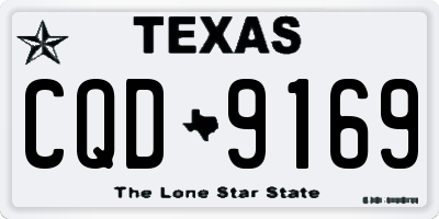 TX license plate CQD9169