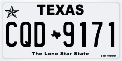 TX license plate CQD9171