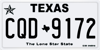 TX license plate CQD9172