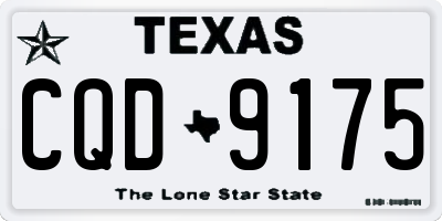 TX license plate CQD9175
