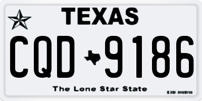 TX license plate CQD9186
