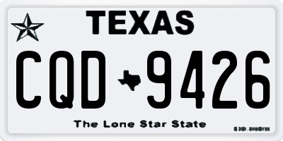 TX license plate CQD9426