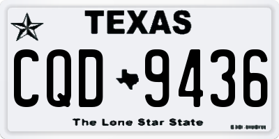 TX license plate CQD9436