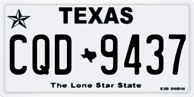 TX license plate CQD9437