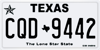 TX license plate CQD9442
