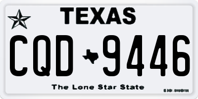 TX license plate CQD9446