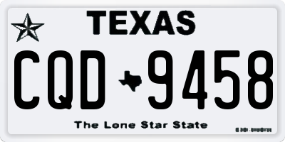 TX license plate CQD9458